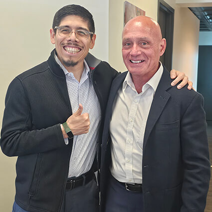 Dr. Angel Gaspar and Dr. Thomas Ayres